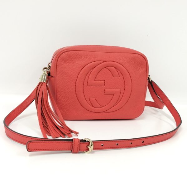 oplus 256 Gucci Soho Small Disco Bag Leather Red