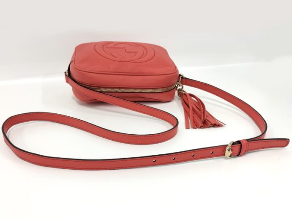 oplus 256 Gucci Soho Small Disco Bag Leather Red