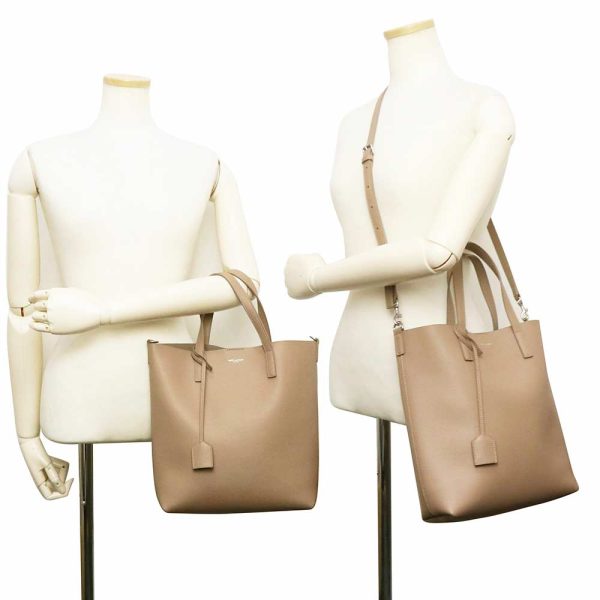 200008830019 8 Saint Laurent Paris Shoulder Handbag Leather Beige