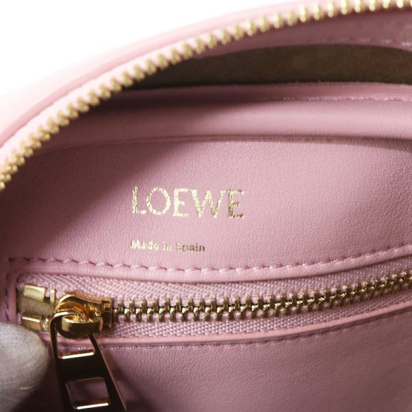 200008860019 9 Loewe Shoulder Handbag Calfskin Dark Coral Gold