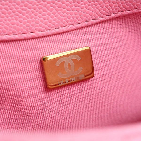 200008944019 9 Chanel Mini Messenger Caviar Pink Gold