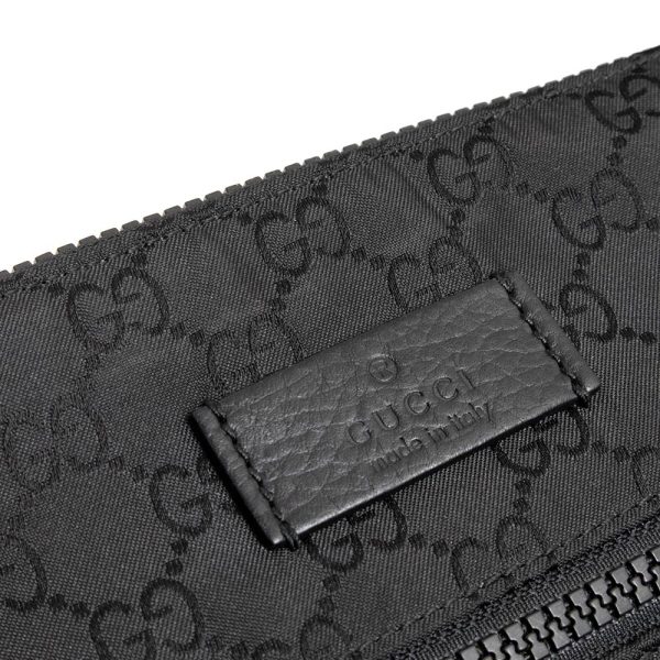 200008945019 10 Gucci Messenger Shoulder Bag Nylon Leather Black