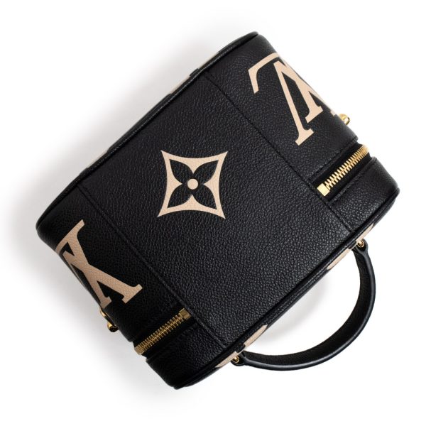 200009109019 6 Louis Vuitton Vanity PM Monogram Empreinte Shoulder Handbag Black