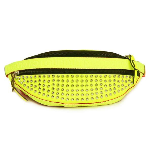 200009115019 Christian Louboutin Studs Waist Body Bag Yellow