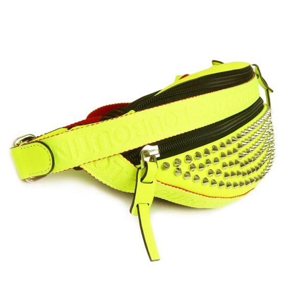 200009115019 6 Christian Louboutin Studs Waist Body Bag Yellow