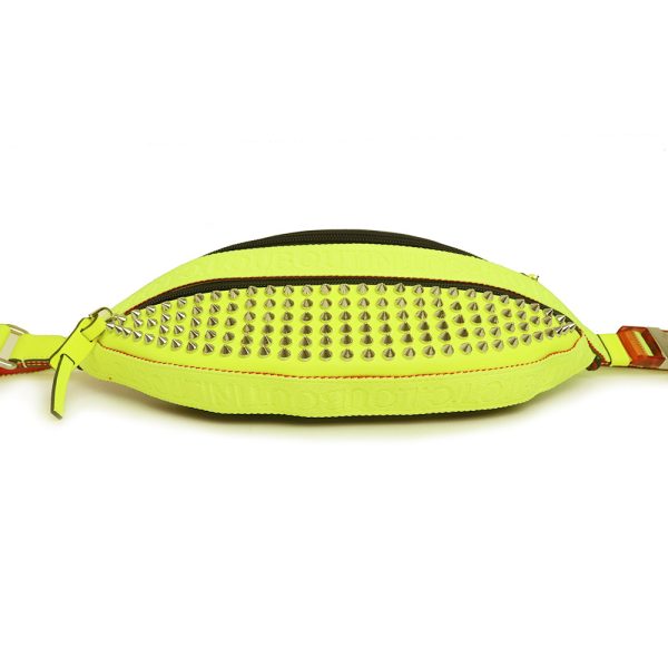 200009115019 8 Christian Louboutin Studs Waist Body Bag Yellow