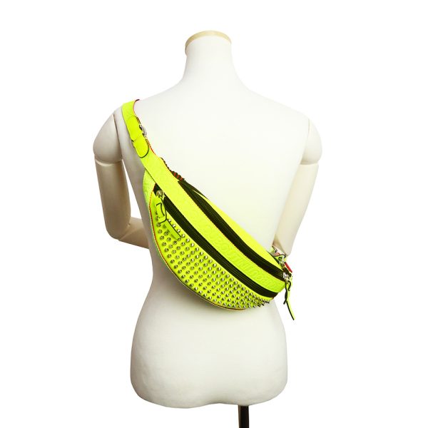 200009115019 9 Christian Louboutin Studs Waist Body Bag Yellow