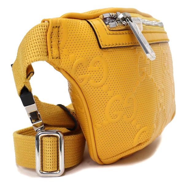 200009691019 4 Gucci Small Belt Body Waist Bag GG Leather Yellow