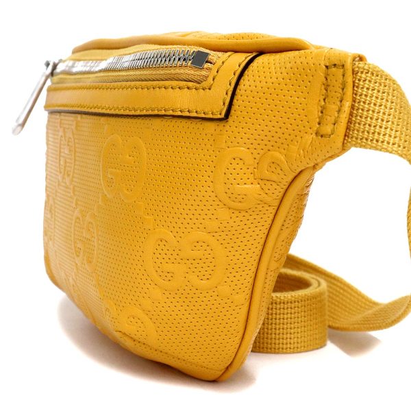 200009691019 5 Gucci Small Belt Body Waist Bag GG Leather Yellow