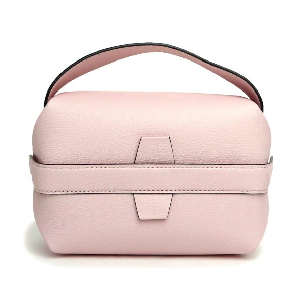 200009777019 Valextra Trick Track Handbag Leather Pale Pink