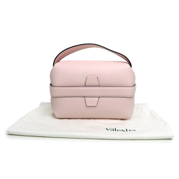 200009777019 2 Valextra Trick Track Handbag Leather Pale Pink