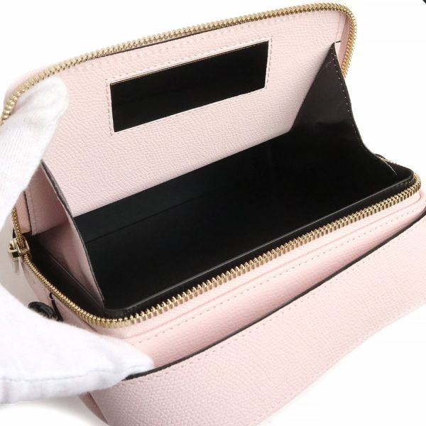 200009777019 4 Valextra Trick Track Handbag Leather Pale Pink