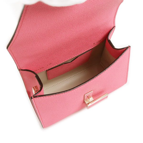 200010117019 2 Valextra Micro Iside Shoulder Handbag Soft Calfskin Blush Pink