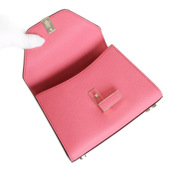200010117019 9 Valextra Micro Iside Shoulder Handbag Soft Calfskin Blush Pink