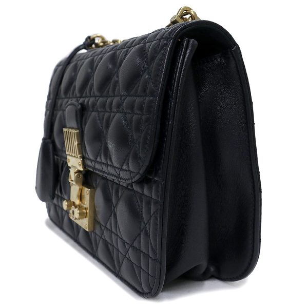 200010333019 5 Christian Dior Dior Addict Chain Shoulder Handbag Cannage Black
