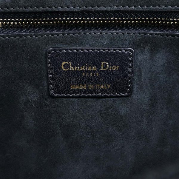 200010333019 9 Christian Dior Dior Addict Chain Shoulder Handbag Cannage Black