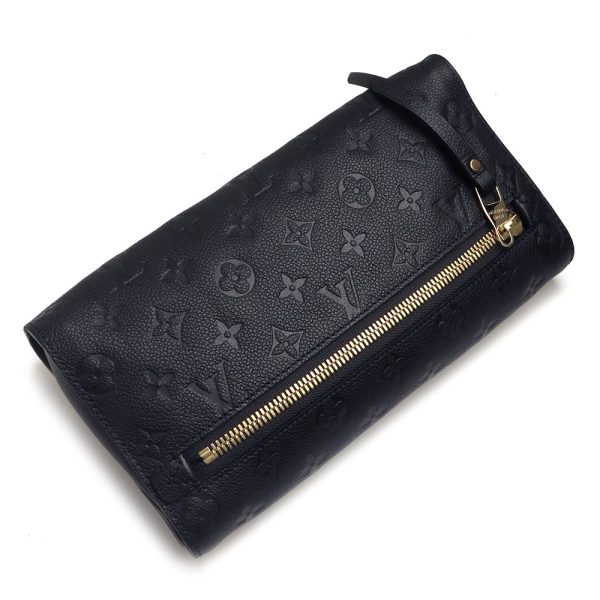 200010495019 7 Louis Vuitton Clutch Monogram Leather Infini Navy