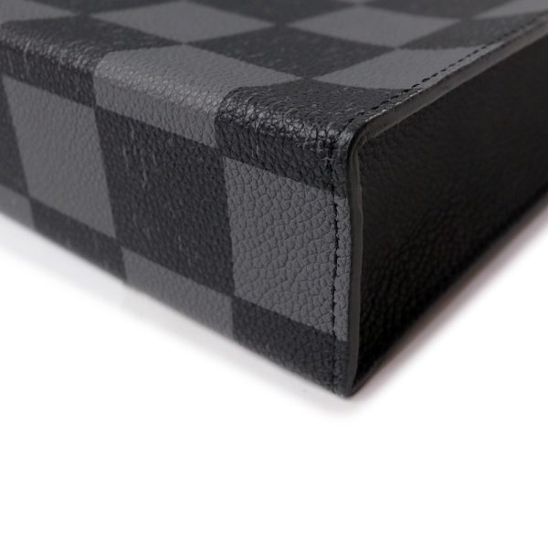 200010513019 10 Louis Vuitton Plastic XS Virgil Abloh Tote Cowhide Leather Noir Black