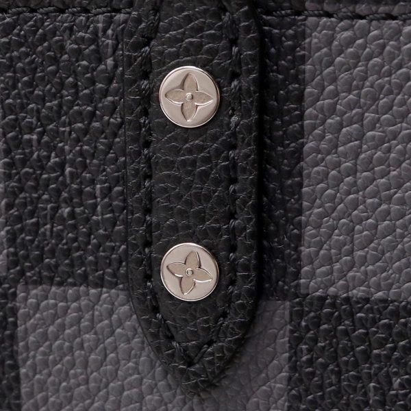 200010513019 11 Louis Vuitton Plastic XS Virgil Abloh Tote Cowhide Leather Noir Black