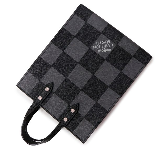 200010513019 6 Louis Vuitton Plastic XS Virgil Abloh Tote Cowhide Leather Noir Black