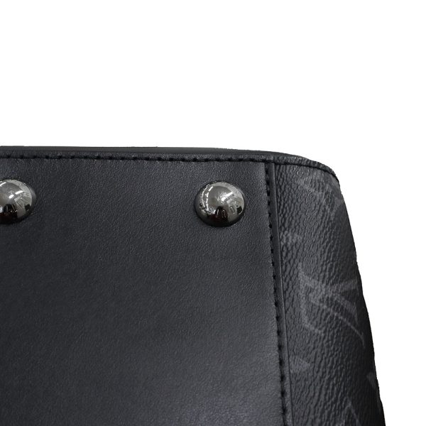 200010642019 10 Louis Vuitton Grand Sac Tote Handbag Monogram Eclipse Black