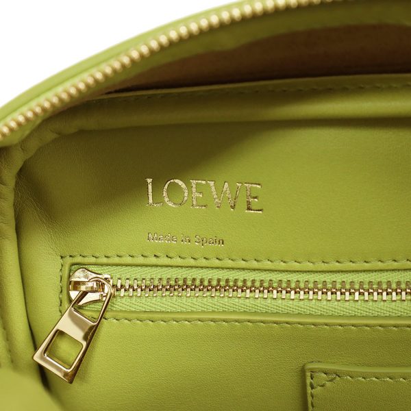 200010652019 9 Loewe Amazona 28 Crossbody Calfskin Leather Lime Green