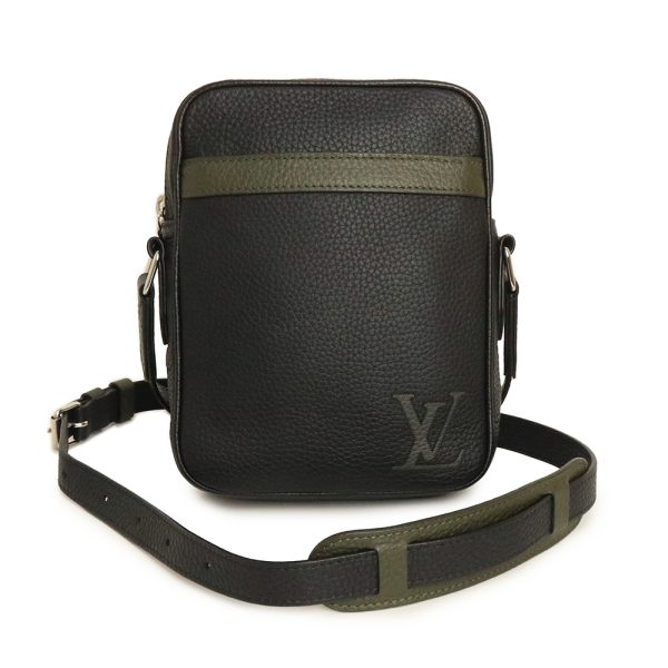 200010664019 LOUIS VUITTON Crossbody Taurillon Leather Noir Khaki Black