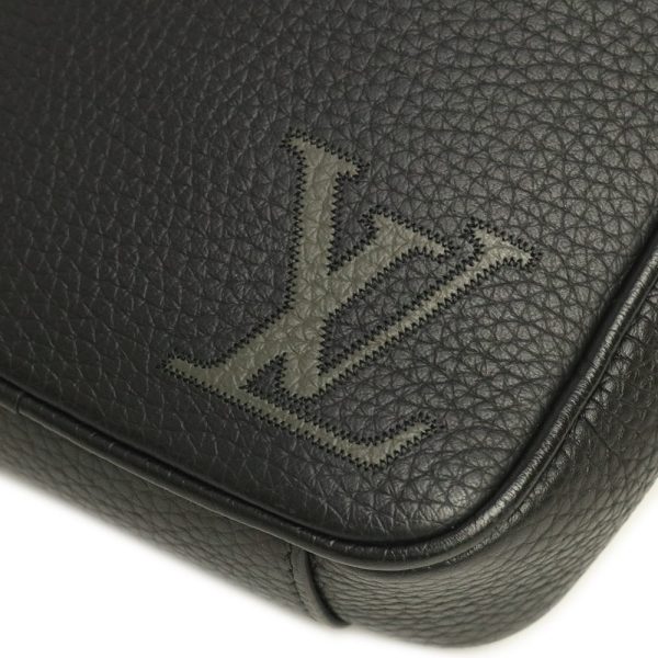 200010664019 11 LOUIS VUITTON Crossbody Taurillon Leather Noir Khaki Black