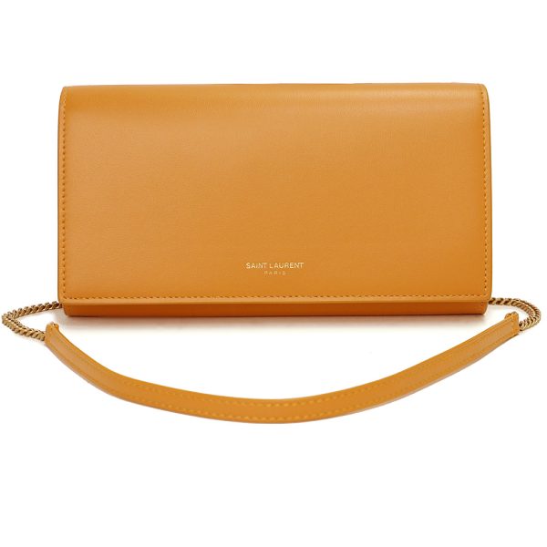 200011201019 Saint Laurent Paris Chain Shoulder Bag Orange