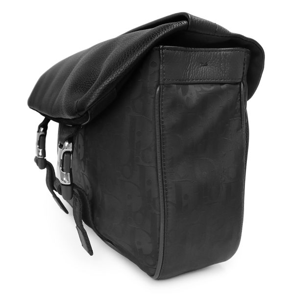 200011567019 4 Dior Explorer Messenger Bag Calfskin Fabric Black