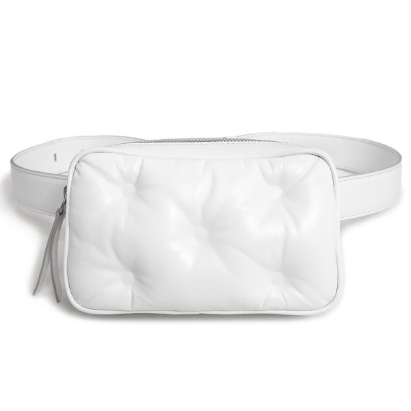 200011599019 Maison Margiela Glam Slam Waist Belt Bag White