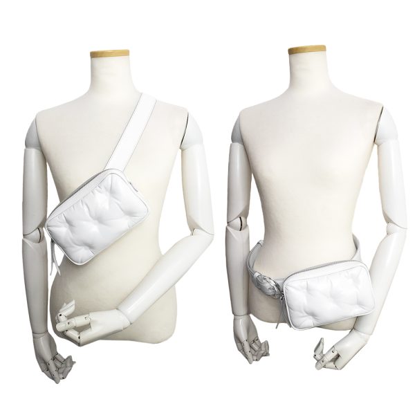 200011599019 8 Maison Margiela Glam Slam Waist Belt Bag White