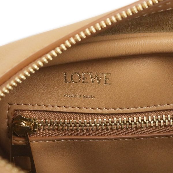 200011717019 9 LOEWE Amazona 23 Handbag Jacquard Calfskin Beige Red