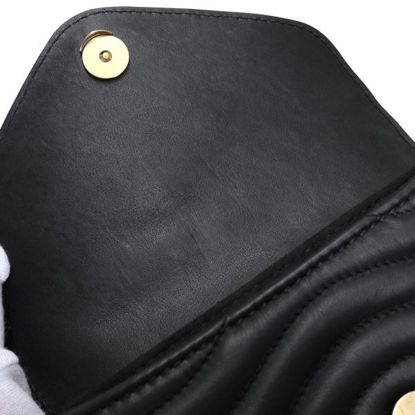 200011800019 12 Louis Vuitton Multi Pochette Chain Shoulder Bag Quilted Calfskin Black