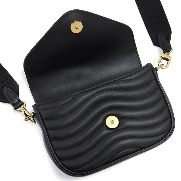 200011800019 3 Louis Vuitton Multi Pochette Chain Shoulder Bag Quilted Calfskin Black