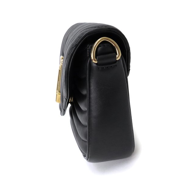 200011800019 5 Louis Vuitton Multi Pochette Chain Shoulder Bag Quilted Calfskin Black