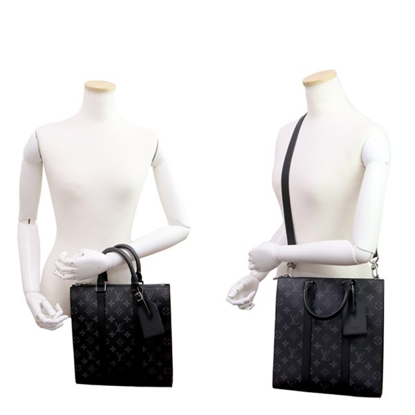 200011831019 8 Louis Vuitton Shoulder Handbag Monogram Eclipse Black