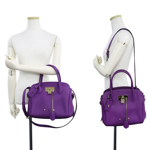 200011835019 8 Louis Vuitton Mira PM Shoulder Handbag Calfskin Purple