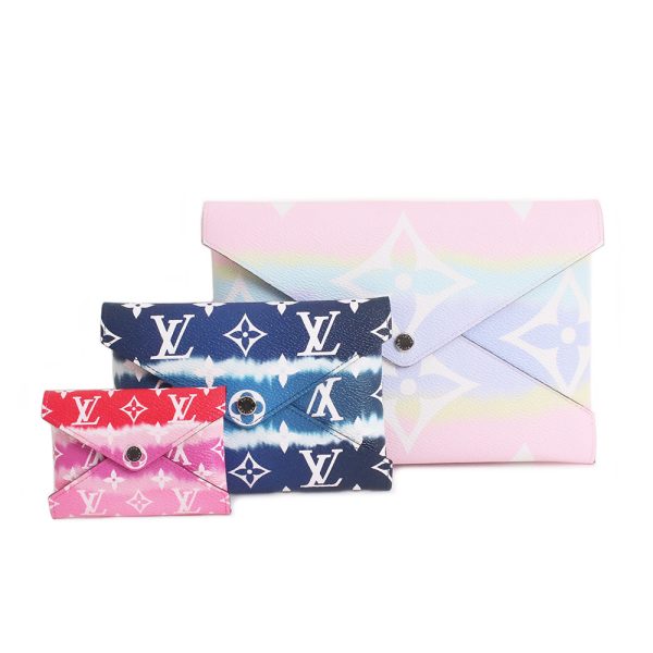 200011869019 Louis Vuitton Pochette Kirigami Monogram Pastel Pink Blue