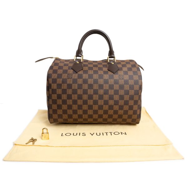 200011912019 2 Louis Vuitton Speedy 30 Handbag Brown