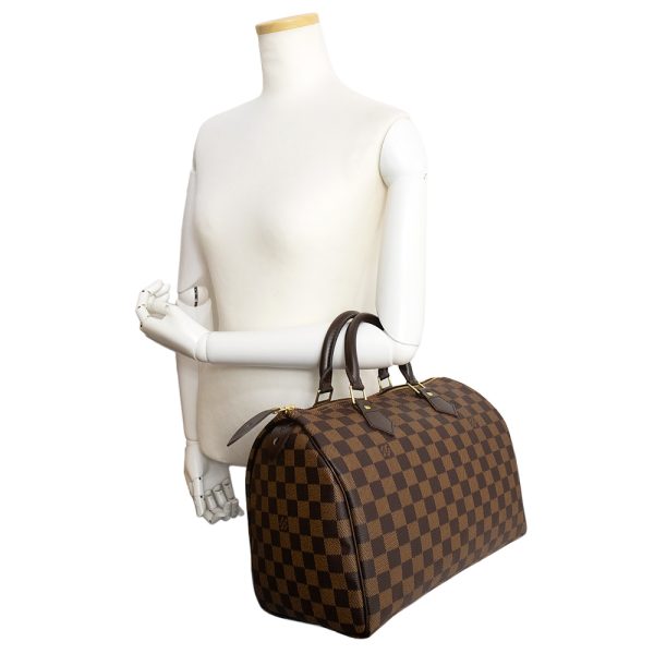 200011912019 8 Louis Vuitton Speedy 30 Handbag Brown