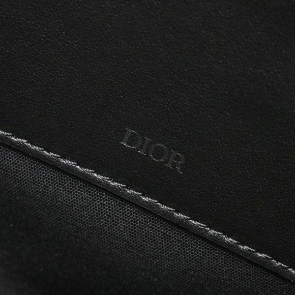 200012158019 9 Dior Olive Galaxy Clutch Bag Calf Leather Black