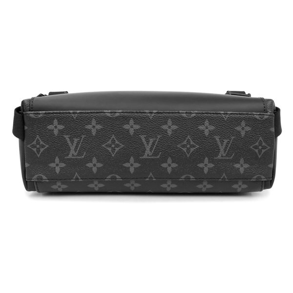 200012243019 7 Louis Vuitton Messenger Voyage PM Shoulder Bag Monogram Eclipse Black