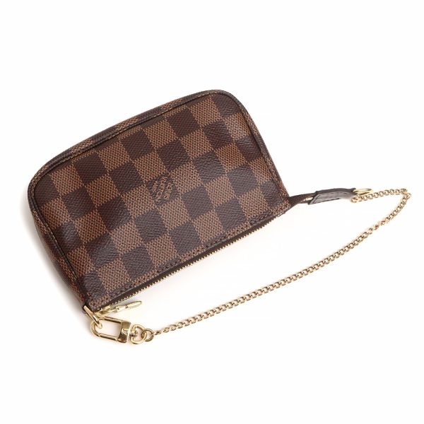 200012316019 5 Louis Vuitton Mini Pochette Chain Handbag Brown