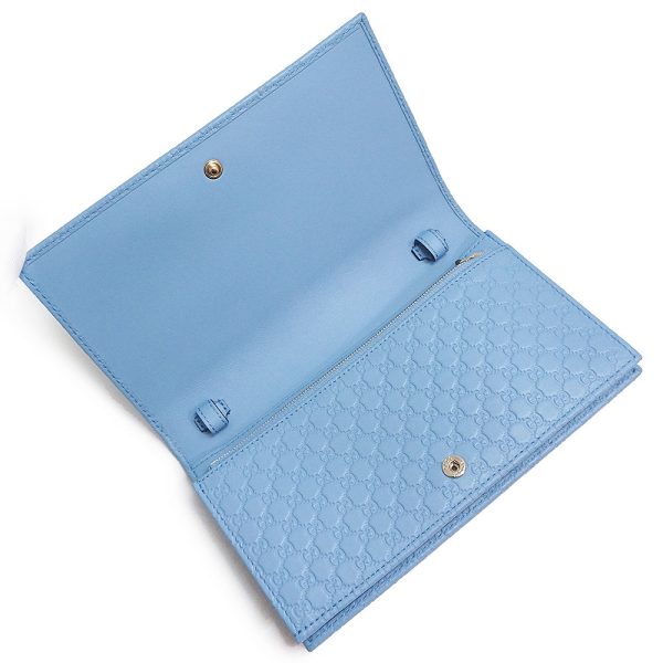 200012334019 3 Gucci 2way Clutch Shoulder Wallet Light Blue