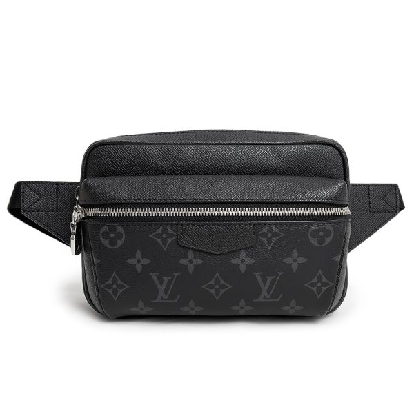 200012380019 LOUIS VUITTON Outdoor Waist Bag Monogram Eclipse Leather Noir Black