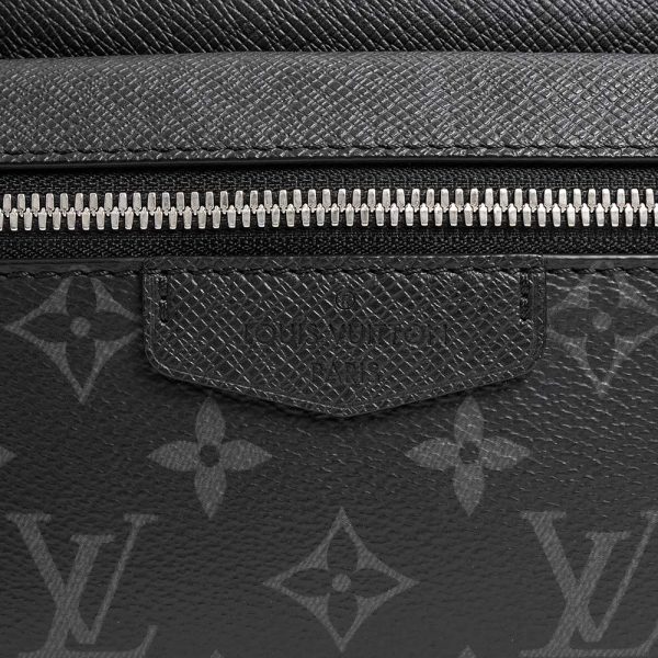 200012380019 10 LOUIS VUITTON Outdoor Waist Bag Monogram Eclipse Leather Noir Black