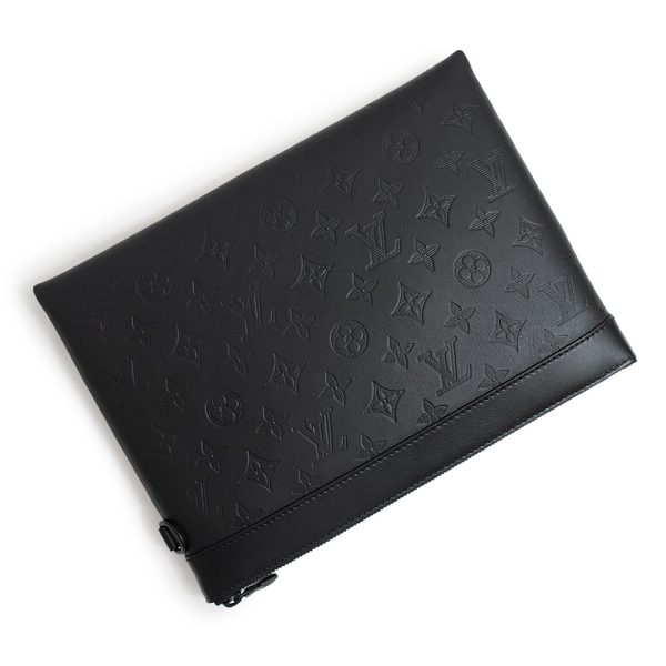 200012511019 4 Louis Vuitton Pochette to Go Monogram Shadow Black