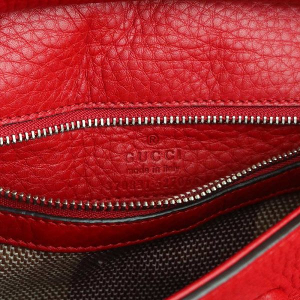 200012587019 10 Gucci Shoulder Handbag Crossbody Leather Red