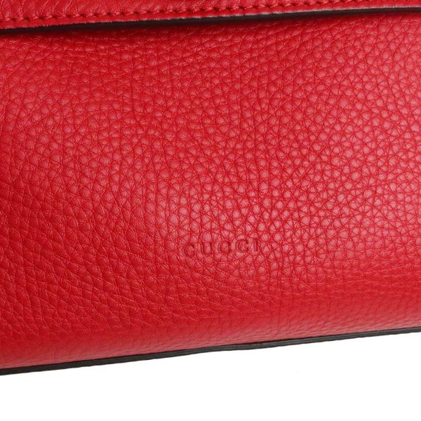 200012587019 13 Gucci Shoulder Handbag Crossbody Leather Red